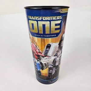 Transformers One Movie Drink Cup Cinemark Theater Concession Exclusive Reusable